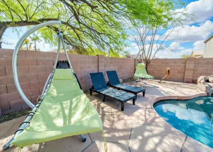 Desert Oasis King Bed Pvt Pool Fire Pit-wifi